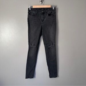 Robert Rodriguez grey mi cielo high rise distressed jeans